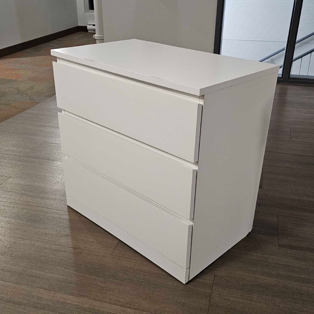Delivery Available: White malm Dresser - photo 2