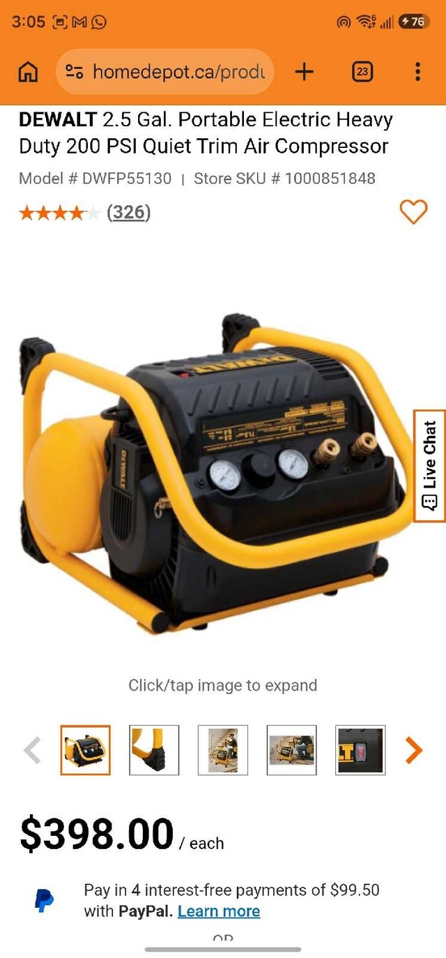 Brand New Dewalt Air Compressor - photo 3