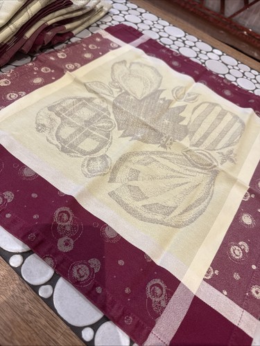 8 Garnier Thiebaut French Cloth Cotton Napkins French Country - photo 3