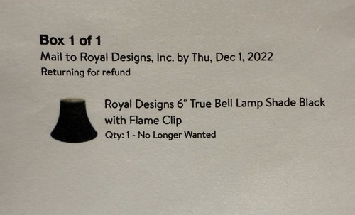 2 Black Fabric Flame Clip Lamp Shades - photo 4