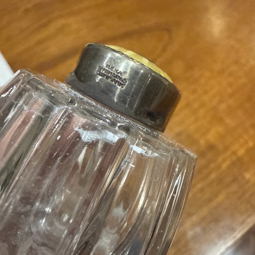 Vintage MEKA Denmark Sterling Yellow Enamel Crystal Salt & Peppe - photo 3