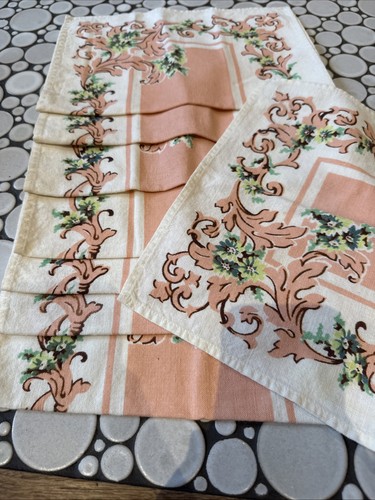 8 Vintage Fabric Placemats 15”x11” - photo 2