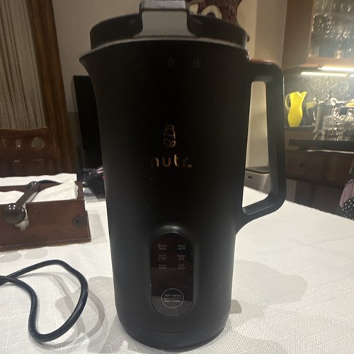 Nutr Electric Milk Frother & Warmer 32 oz Black Stainless Steel - photo 3