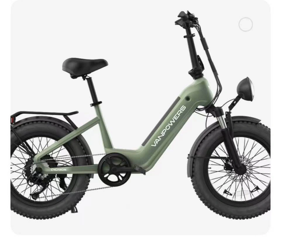 VANPOWERS 20x4.0 Fat Tire Step-Through Electric Bike