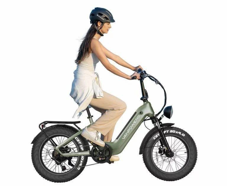 VANPOWERS 20x4.0 Fat Tire Step-Through Electric Bike - photo 2