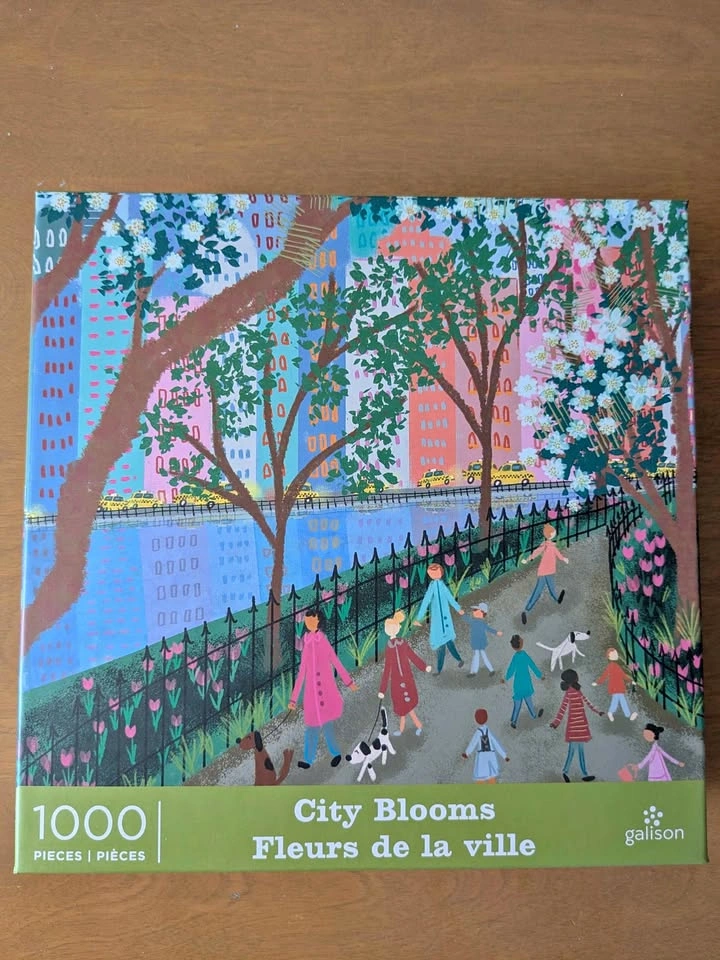 City Blooms Galison Puzzle