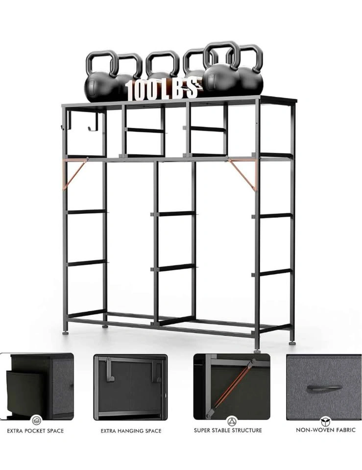 10-Drawer Fabric Dresser with Side Pockets - photo 5