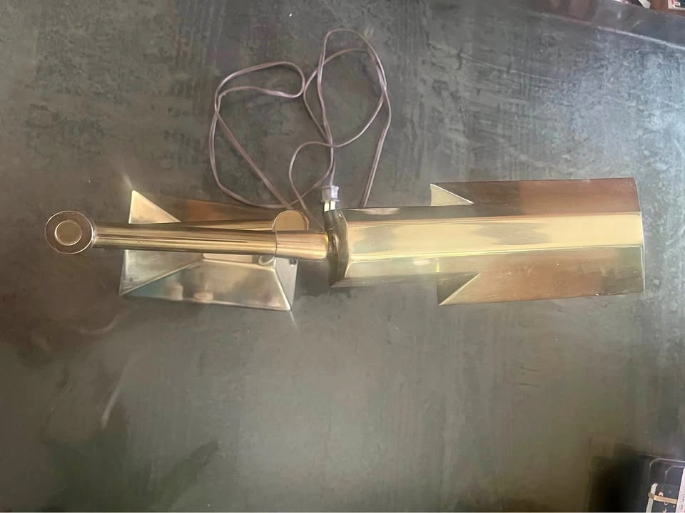 Stiffel Brass Swing Arm Desk Lamp Pick Up Only