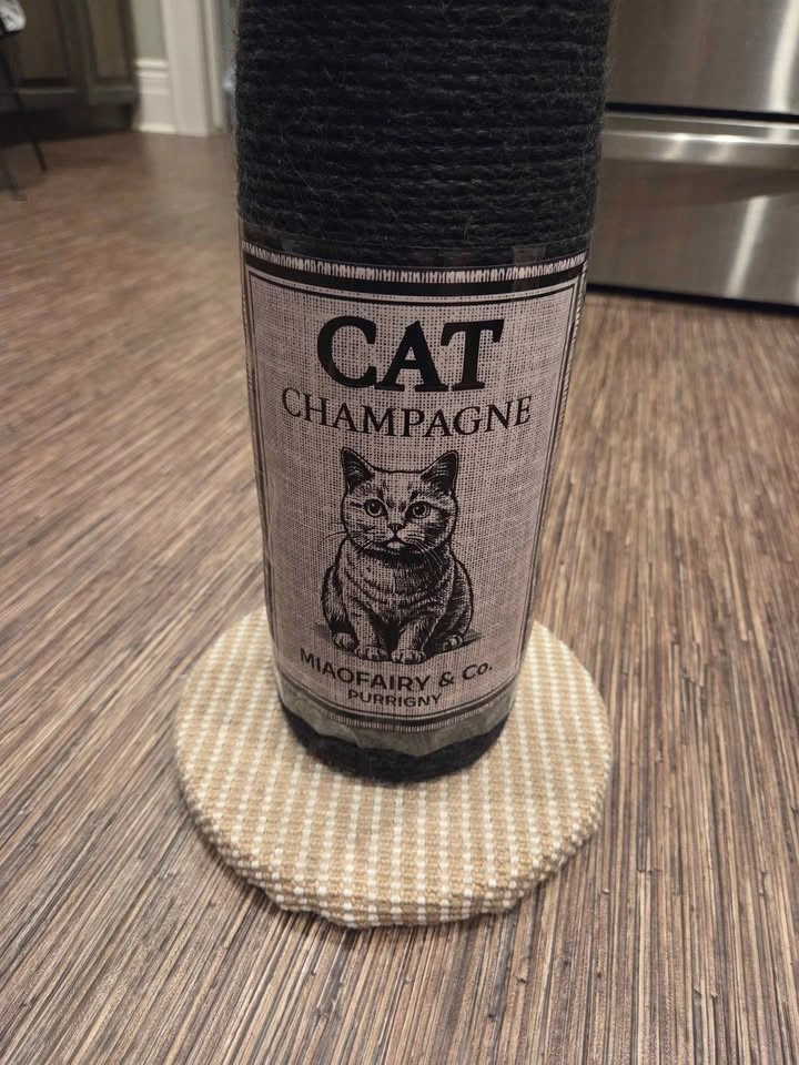 Miaofairy & Co. Cat Champagne Scratching Post - photo 2