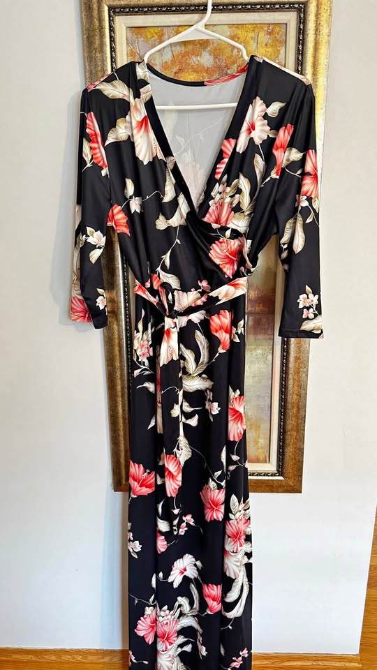 Vestido estampado talla 12 (XL) usado buen estado