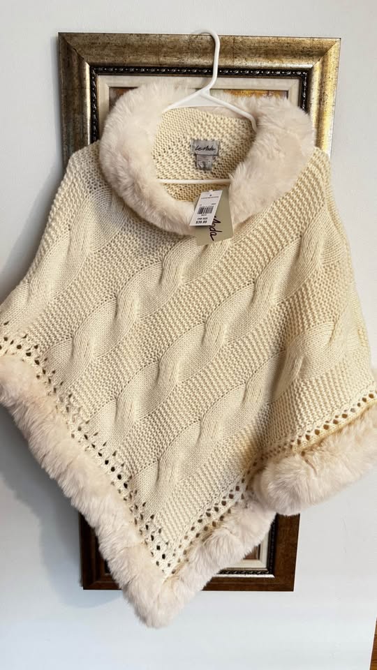 Poncho elegante de estambre ( nuevo ) unitalla - photo 5