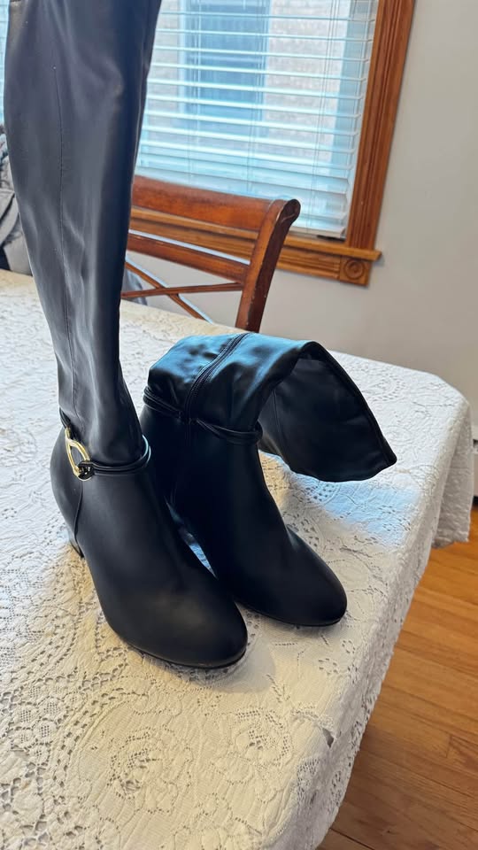 Botas de mujer con cierre talla 8W ( usada como nueva) - photo 2