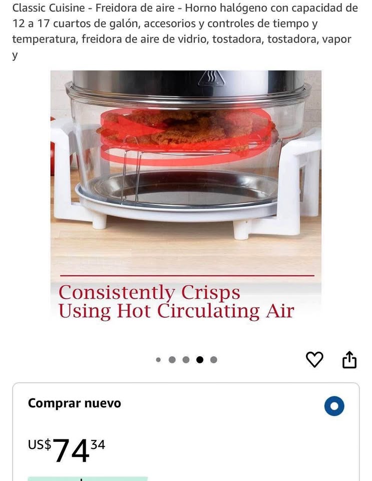 Horno turbo luz infrarroja NUEVO $35