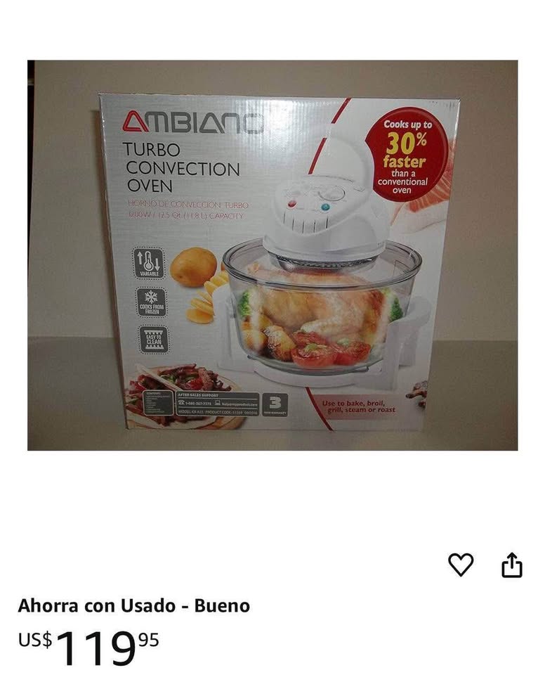 Horno turbo luz infrarroja NUEVO $35 - photo 5