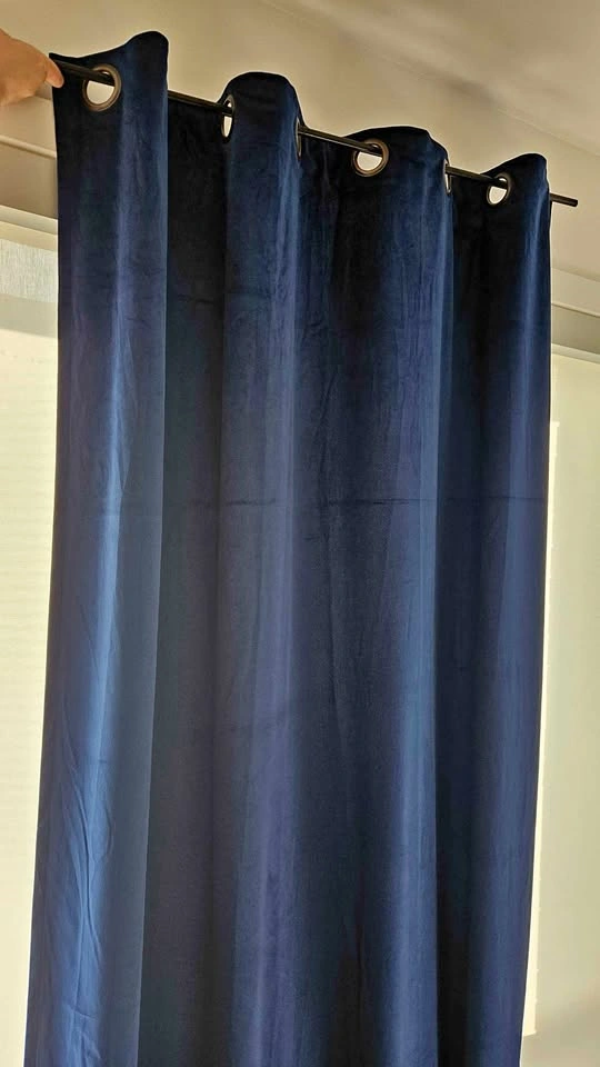 Luxury Navy Blackout Curtains