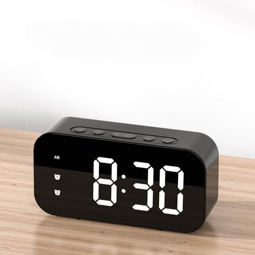 Black LED Digital Standard Alarm Clock Large Display - photo 4
