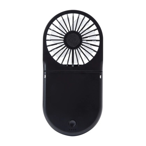 Rechargeable Foldable Mini Handheld Fan Black 5-Blade 3-Speed - photo 2