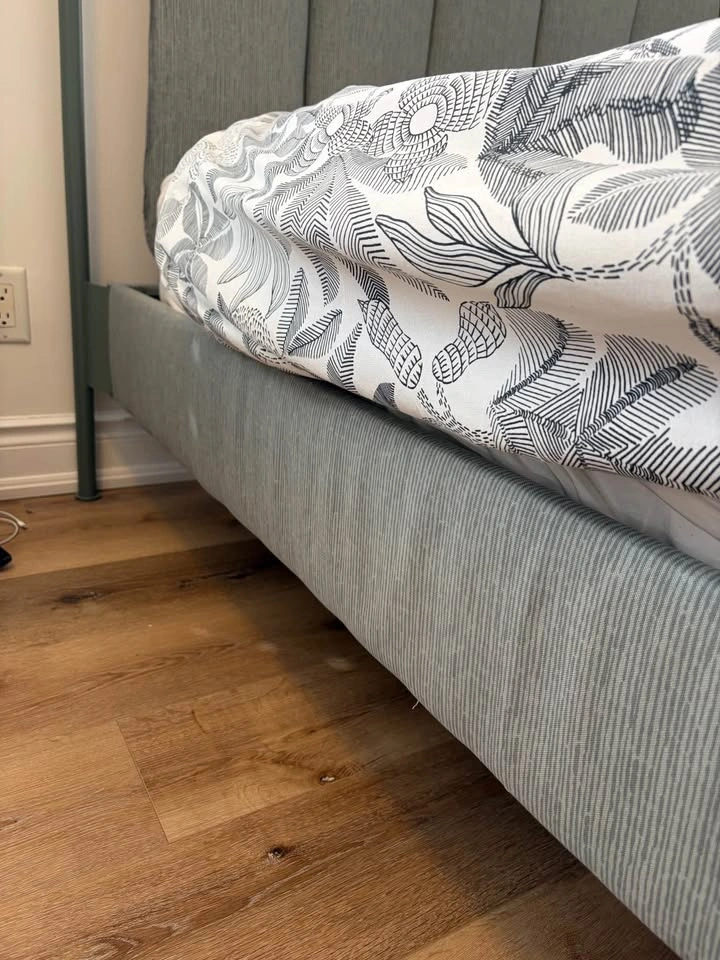 Lightly used IKEA bed and mattress - photo 2