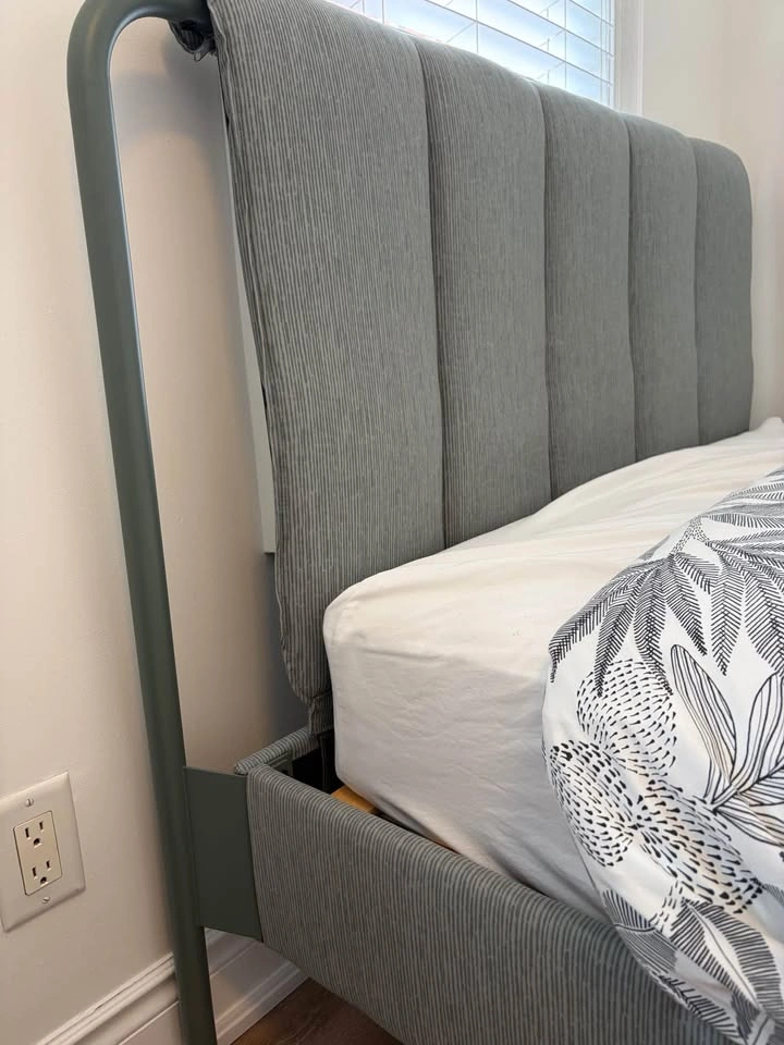 Lightly used IKEA bed and mattress - photo 3