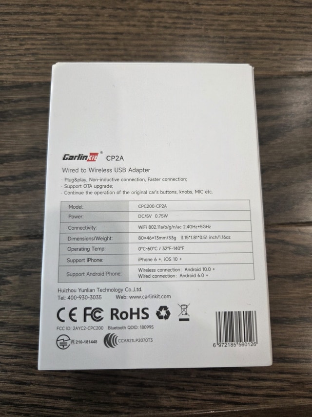 Carlinkit CP2A Wireless USB Adapter - photo 2