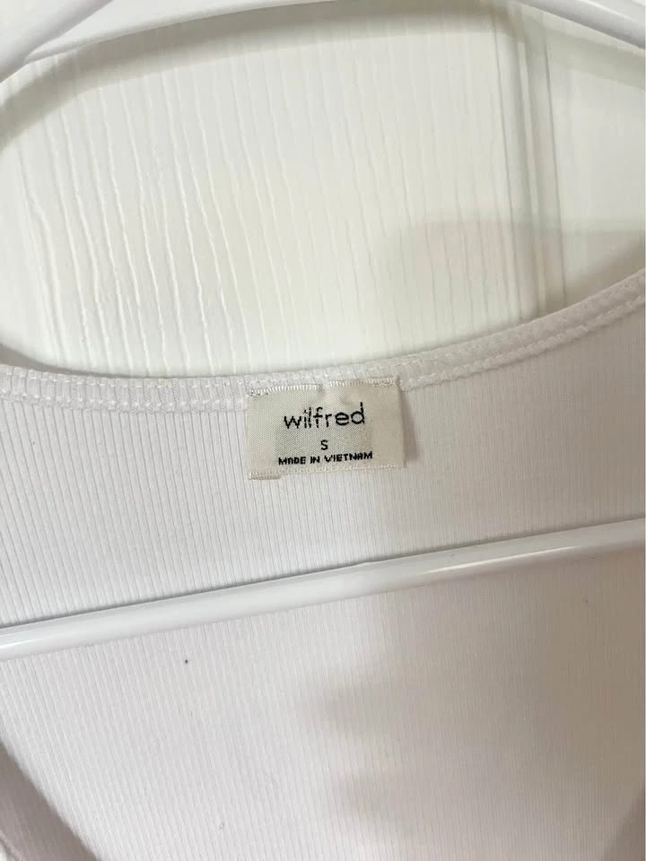 Aritzia Wilfred Ribbed V-Neck Cardigan - Size Small - photo 3