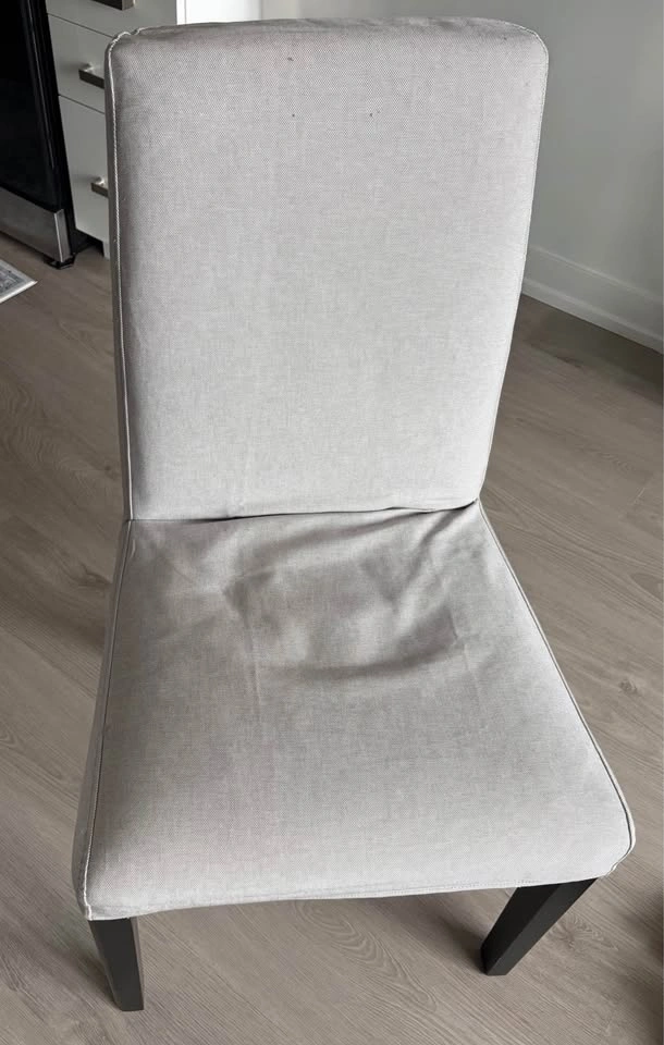 L-Shaped Desk with Shelves and Grey Upholstered Chair - photo 2