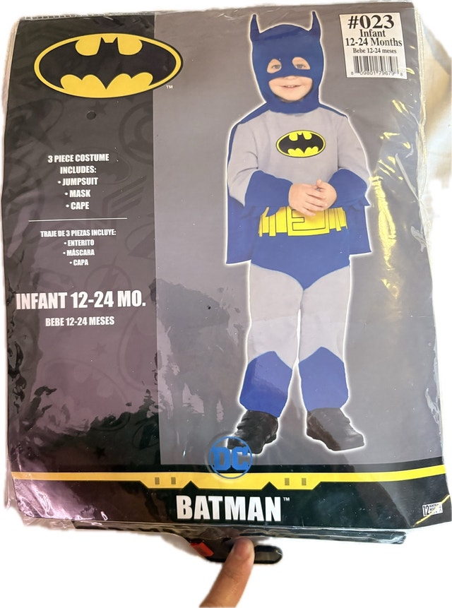 DC Batman Costume 12-24 Months