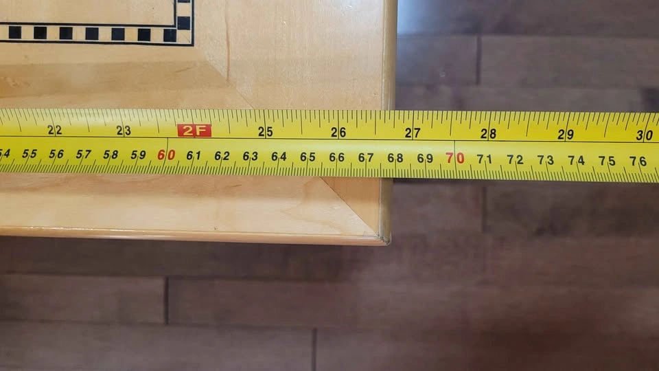 Solid Wood Coffee Table with Inlay Detail - photo 2