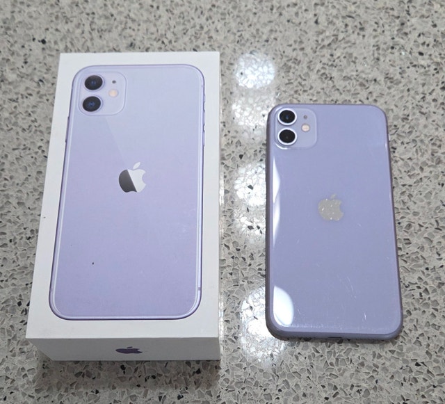 Apple iPhone 11 (Purple) - 128GB - 100% Battery