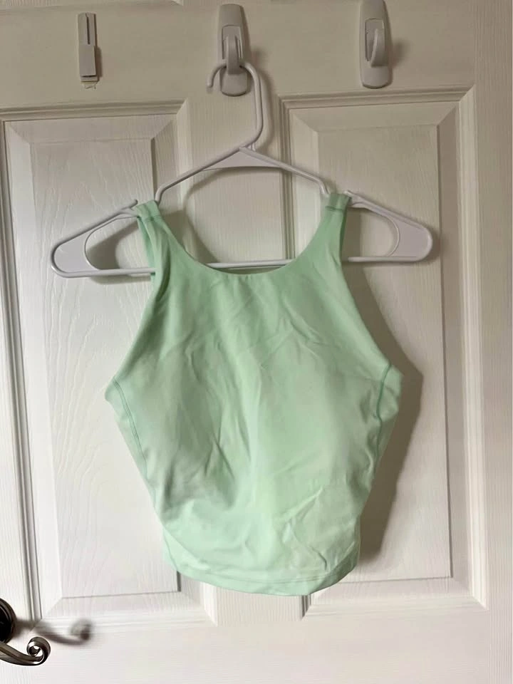 Lululemon Align High Neck Tank Top (Mint Green) - Size 6