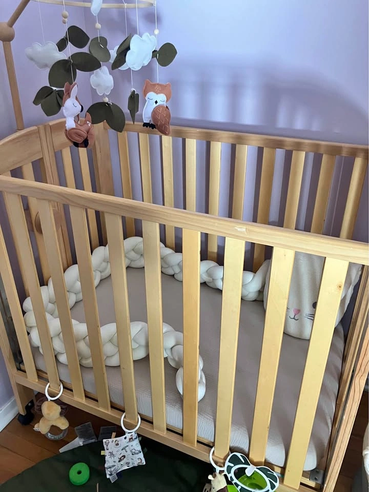 Wooden Baby crib 3 in 1