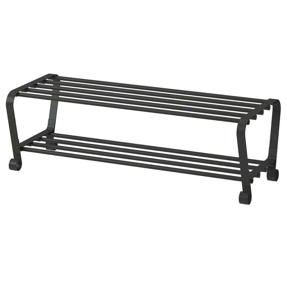 Black Metal Shoe Rack IKEA PORTIS