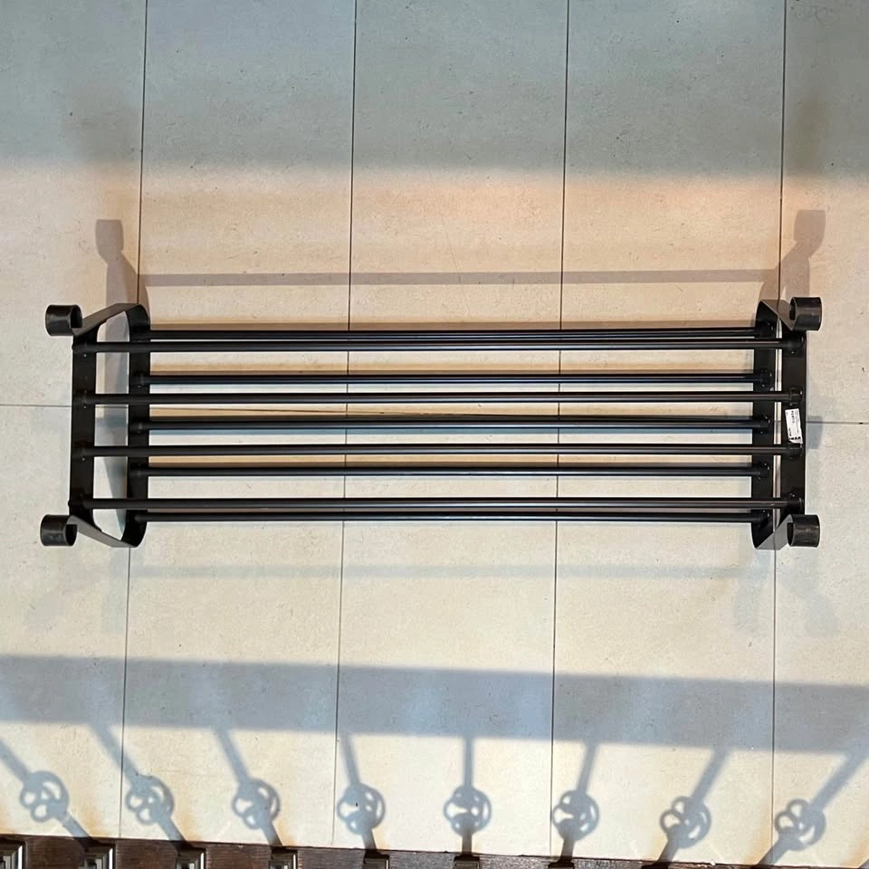 Black Metal Shoe Rack IKEA PORTIS - photo 5