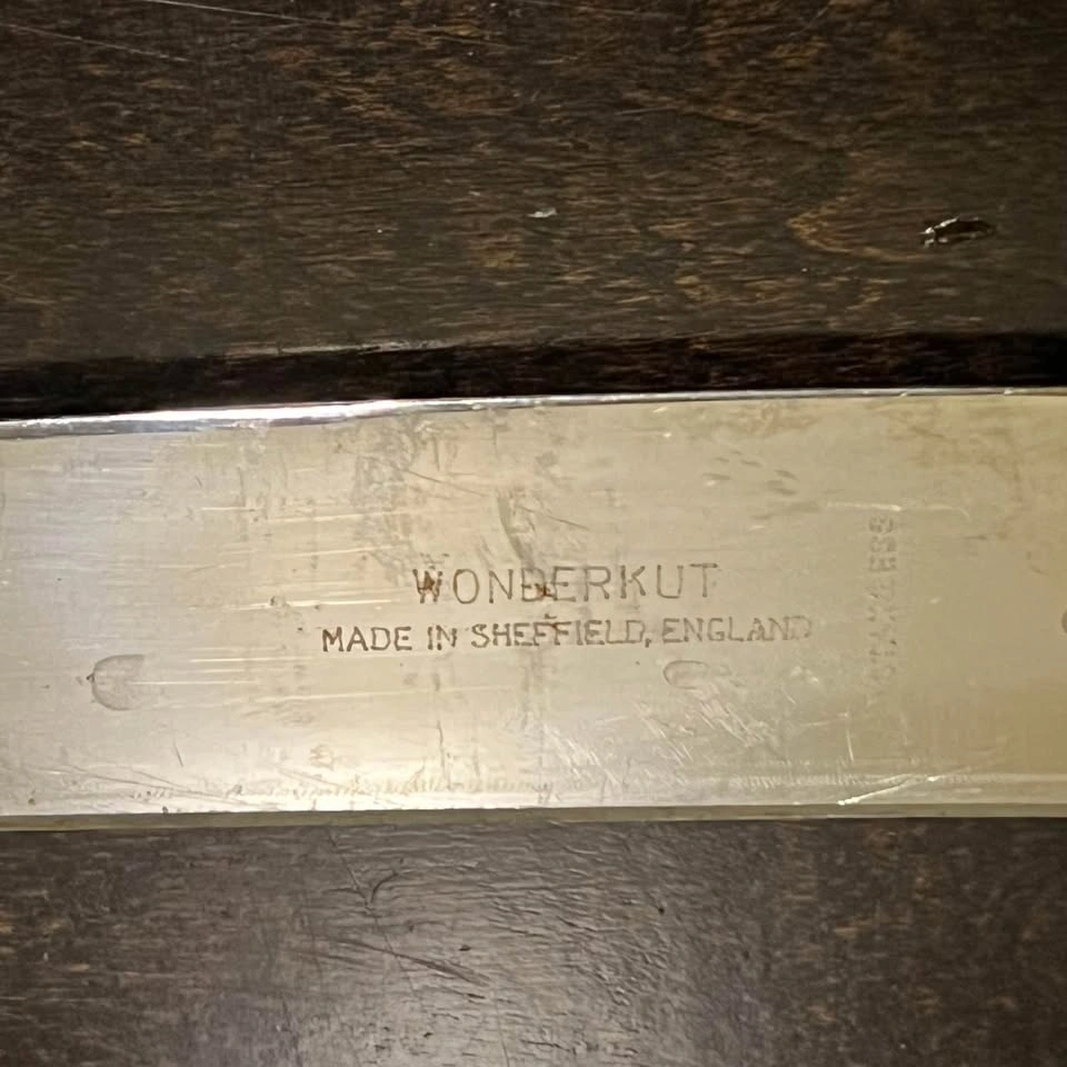 Vintage Wonderkut Stainless Carving Knife Made Sheffield England - photo 3