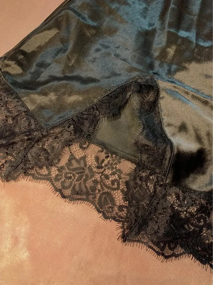 NEW black Fashionnova babydoll lingerie + thong image indicator(3)