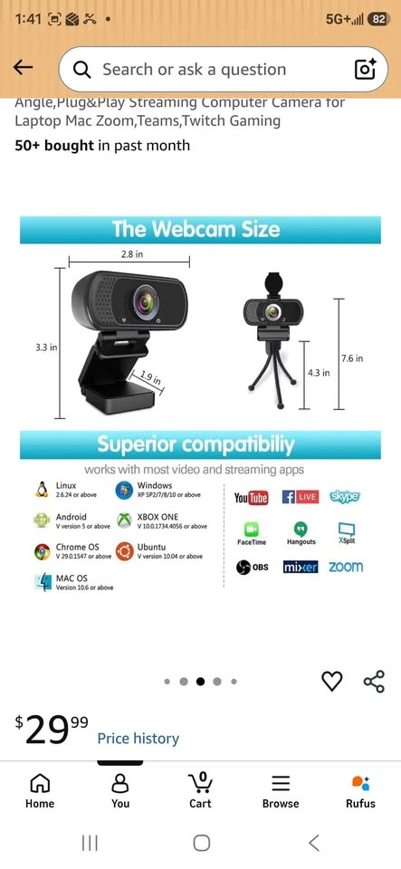 1080P Webcam - photo 2