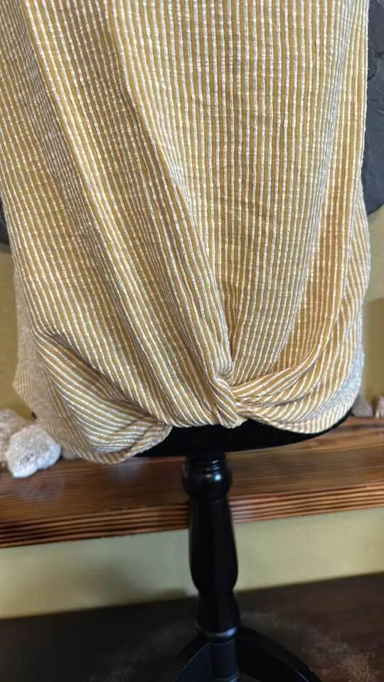 W5 Striped Twist Front Tee Shirt - photo 2