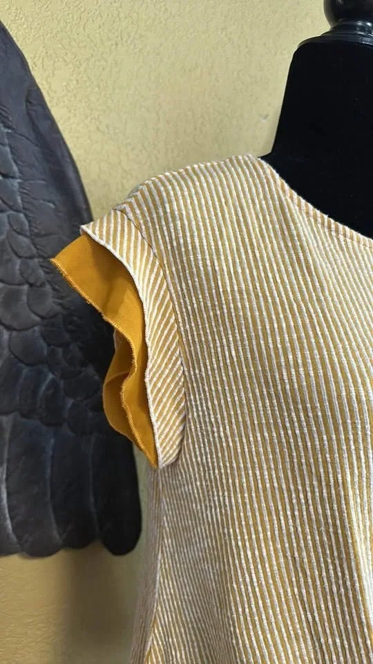 W5 Striped Twist Front Tee Shirt - photo 3