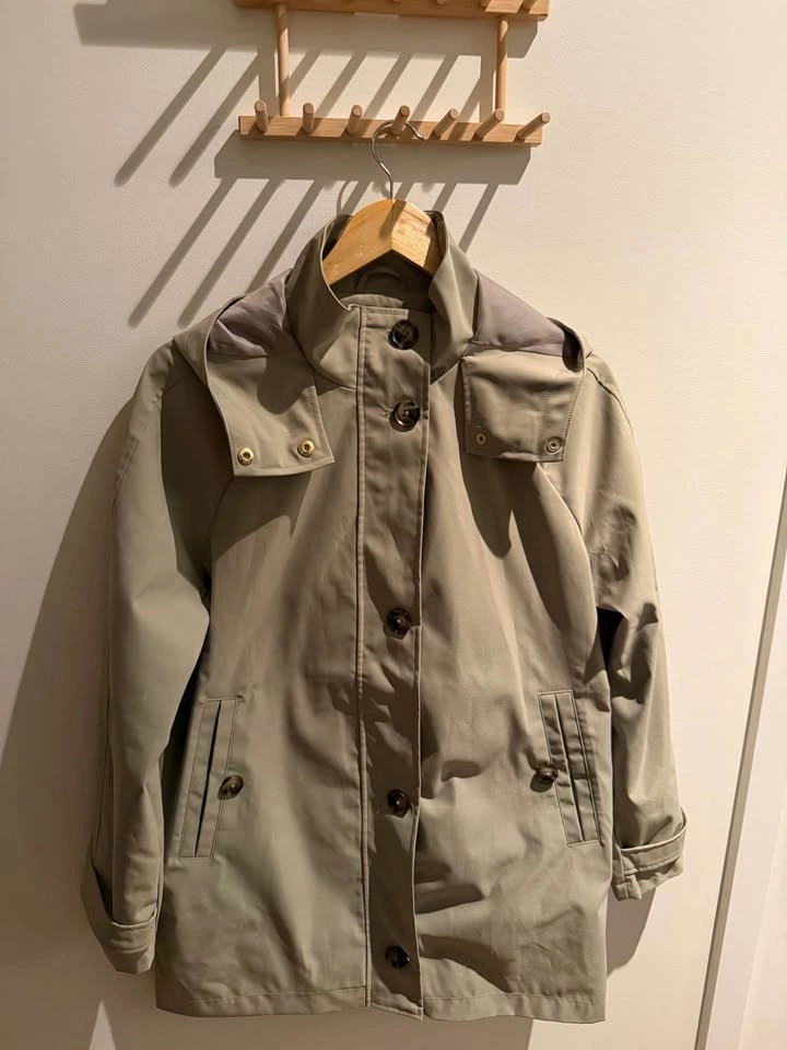 Reitmans Women’s Hooded Trench Coat – Beige/Taupe – Size M - photo 2
