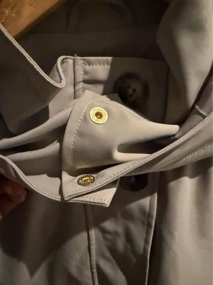 Reitmans Women’s Hooded Trench Coat – Beige/Taupe – Size M - photo 3