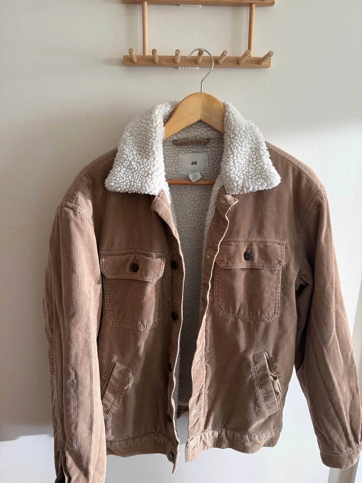 H&M Corduroy Sherpa-Lined Jacket - photo 2