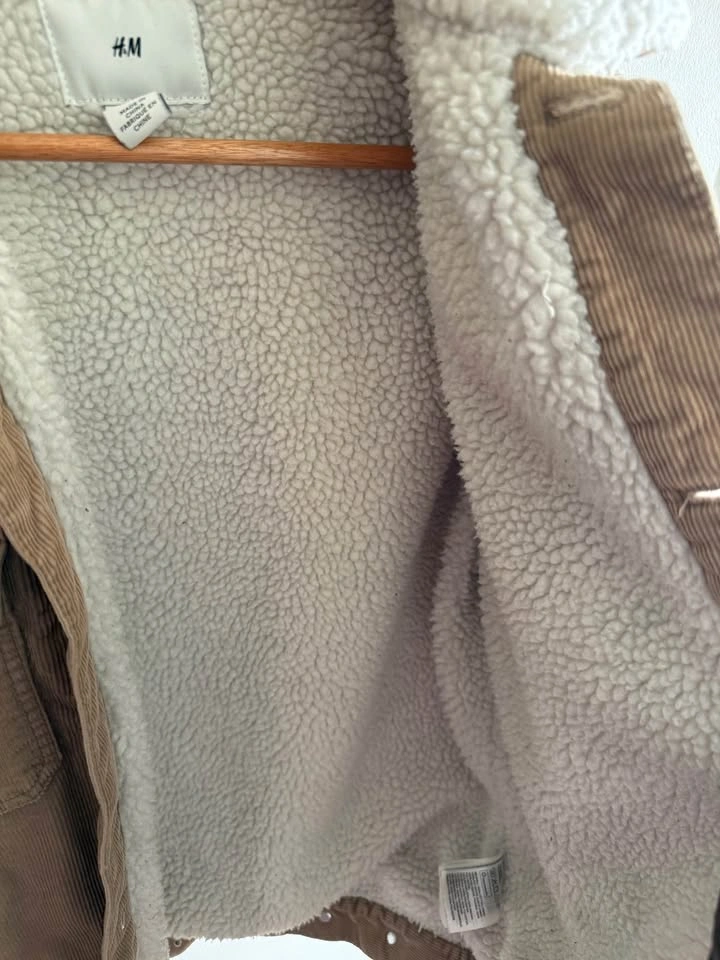 H&M Corduroy Sherpa-Lined Jacket - photo 4