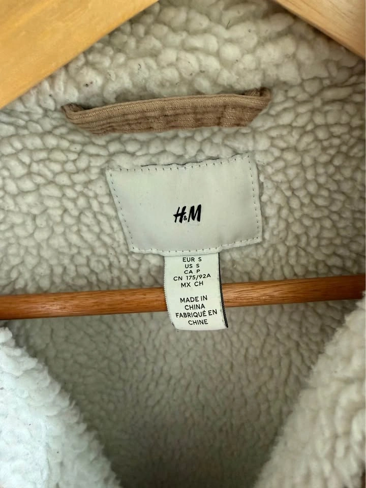 H&M Corduroy Sherpa-Lined Jacket - photo 5