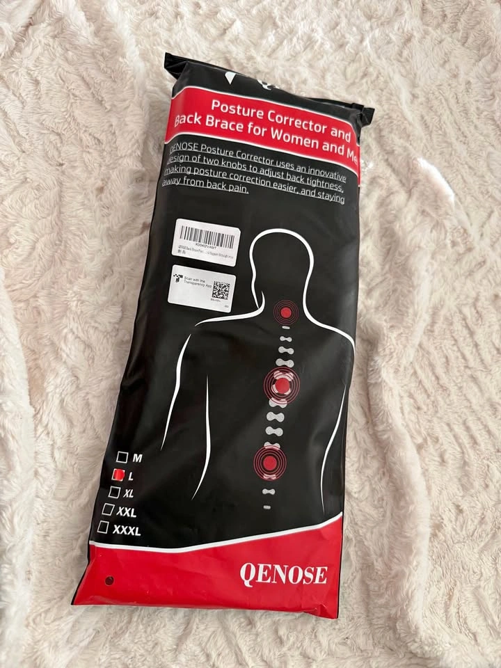 QENOSE Back Brace & Posture Corrector (Size L)