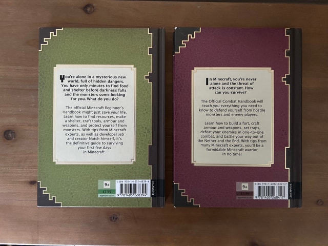 Mojang Minecraft Handbooks + FREE Shirt - photo 2