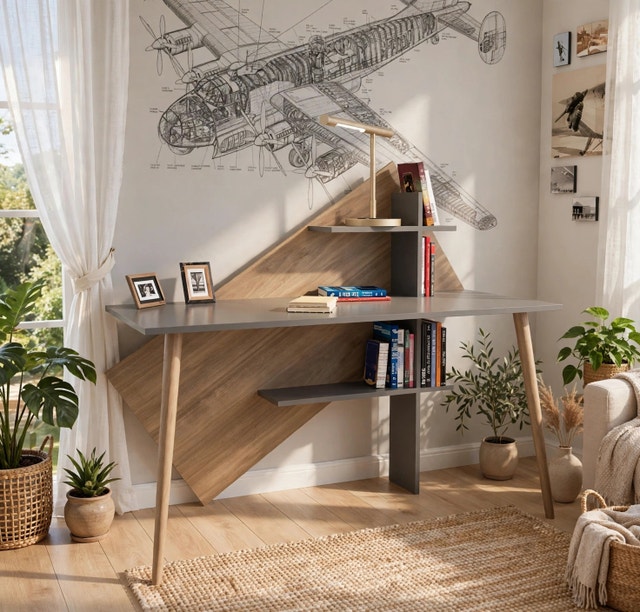 Modern Multifunctional Desk - photo 2