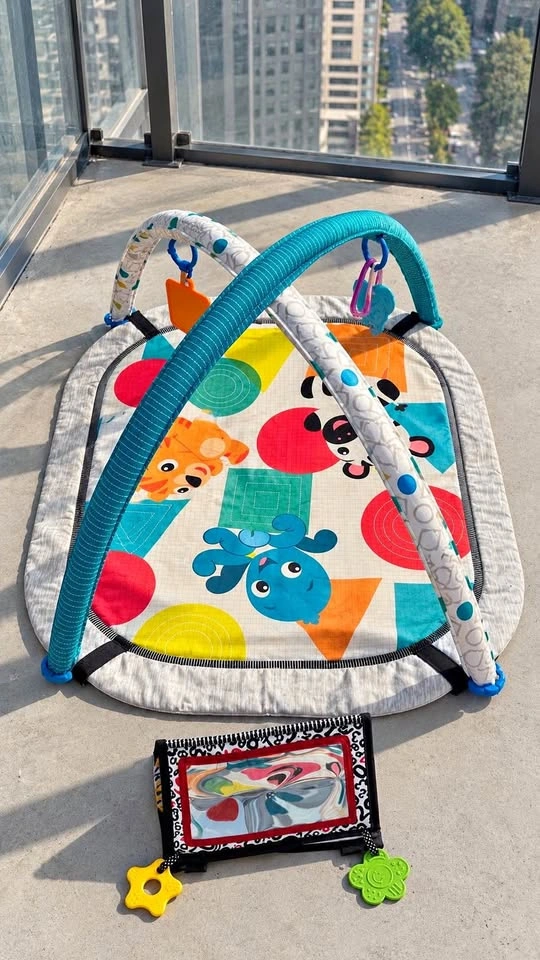 Baby Einstein Activity Gym & Tummy Time Play Mat
