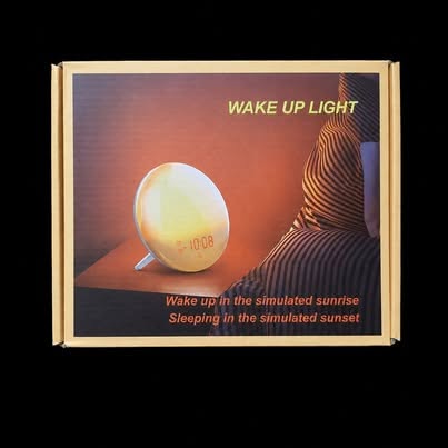 Wake Up Light Sunrise Alarm Clock FM Radio Dual Alarm 7 Colors