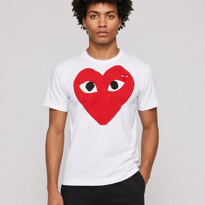 Comme des Garçons PLAY Big Red Heart T-Shirt – Men's Size L