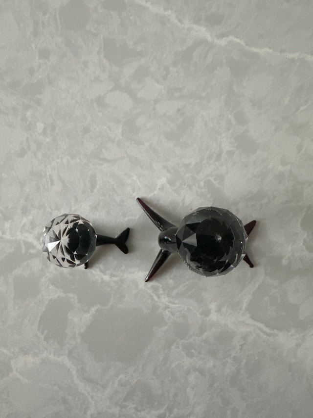 VTG rare Cristalli D’Arte Swarovski miniature seals figurines - photo 3